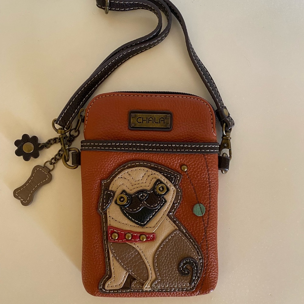 Chala Pug Wristlet Crossbody*
